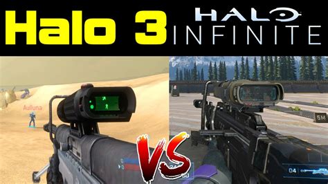 Halo Infinite vs Halo 3 | Sniper Rifle - Aiming & Bullet Magnetism ...