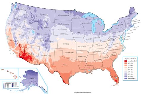 US Temperature Map - United States Maps