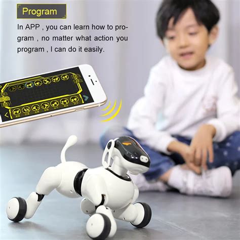 AI Robot Dog Voice &App Controlled Robot AI Dog Interactive Toys Dances ...