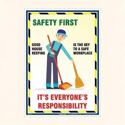 Housekeeping HSE 630 at Rs 130/piece | Industrial Safety Posters in ...