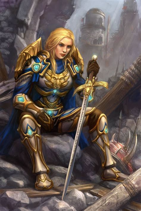 Amely Summers by Cher-Ro | Warcraft characters, Female knight, World of ...