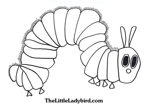 The Hungry Caterpillar Coloring Pages