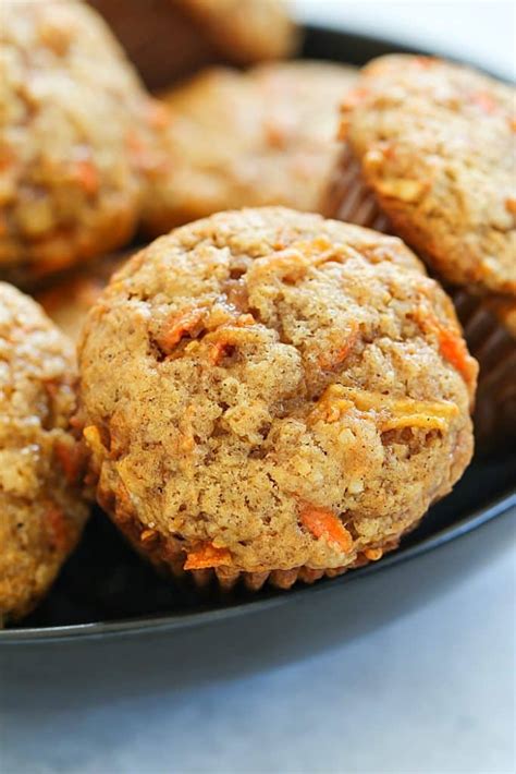 Apple Carrot Muffins aka Sunshine Muffins - Yummy Healthy Easy