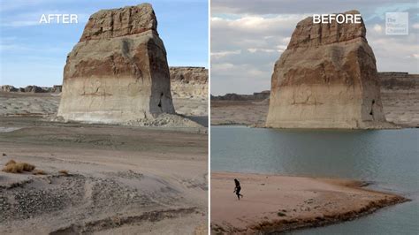 Lake Powell Photos Illustrate Severity of Water Crisis - Videos from ...