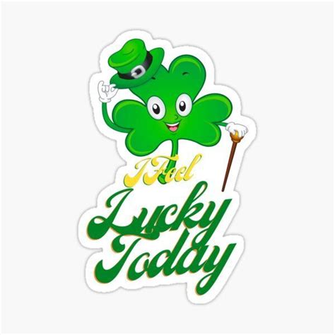 "I Feel Lucky Today" Sticker for Sale by shreitah71 | Irish songs ...