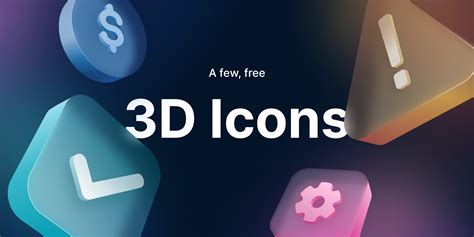 Free 3D Icons | Figma Community