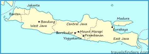 Map of Java - TravelsFinders.Com