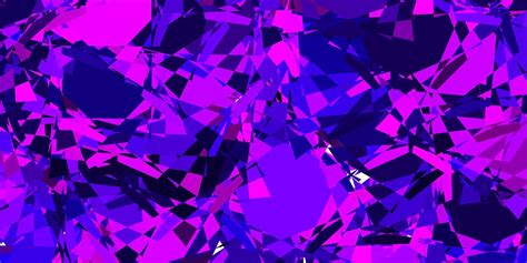 Light Purple vector pattern with polygonal shapes. 5914474 Vector Art ...