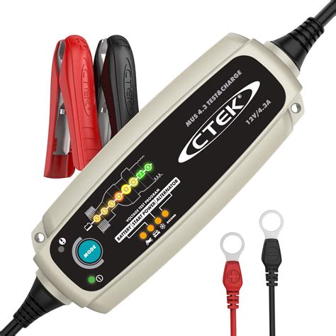 CTEK Silver MUS 4.3 TEST & CHARGE 12 Volt Fully Automatic Charger and