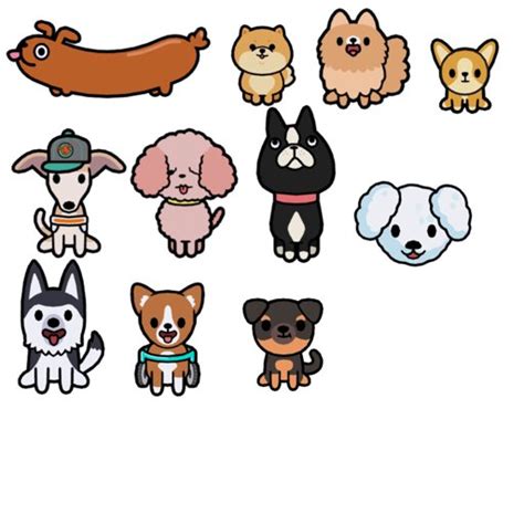 Toca Boca Paper Dolls Dogs Collection/ Toca Boca Papercraft Canada ...