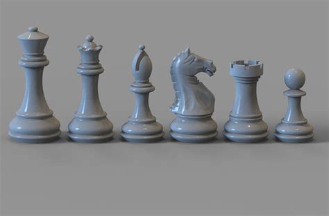 3D Chess Set - TurboSquid 1325634