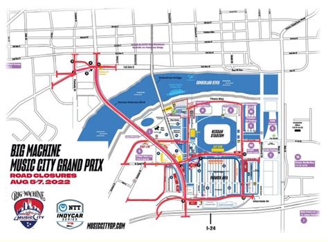 Music City Grand Prix 2022: List of road closures in Nashville | Y'all ...