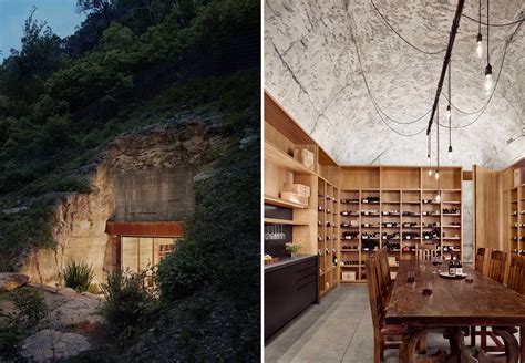 This Wine Cellar Was Built Into An Unused Tunnel In A Solid Limestone ...