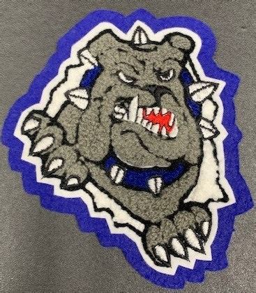 Somerset HS Bulldog Sleeve Mascot – SSR Jackets Patch Store