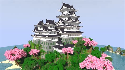 Japanese castle - Himeji | with download | 1.16 Update! Minecraft Map