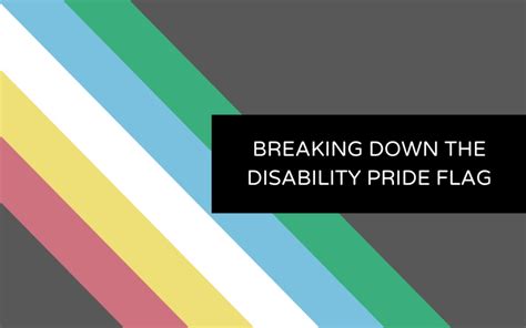 The Colors of Empowerment: A Deep Dive into the Disability Pride Flag ...