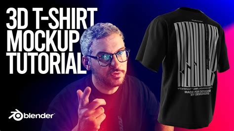 3D T-Shirt Mockup Tutorial - YouTube