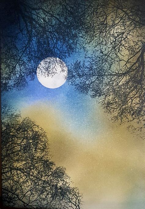 Moonlight Through The Trees - Scrapbook.com | Magic cards, Scenery ...