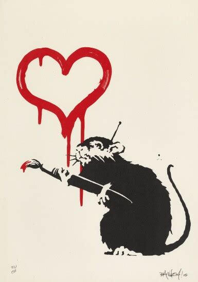 BANKSY | LOVE RAT | Banksy | 2020 | Sotheby's