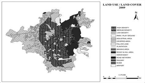 Land Use Map of 2009 Source: Satellite data. | Download Scientific Diagram