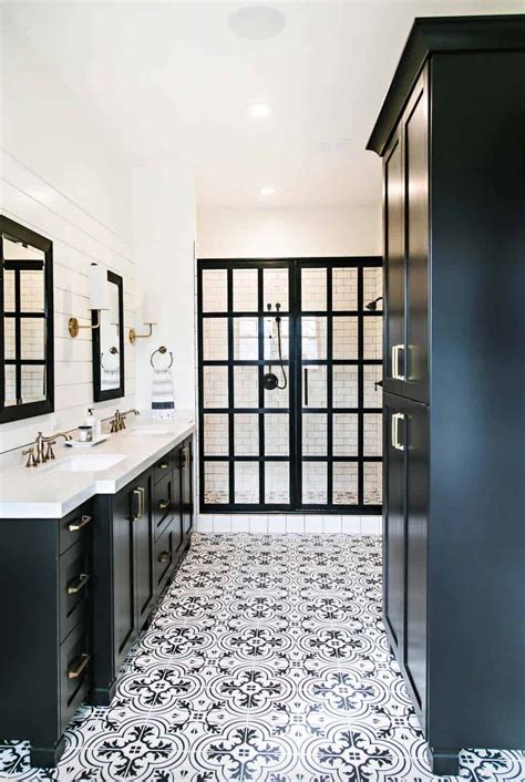 Black And White Tile Floor Bathroom Ideas – Flooring Ideas