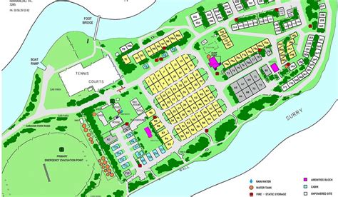 Corrimal Caravan Park Map