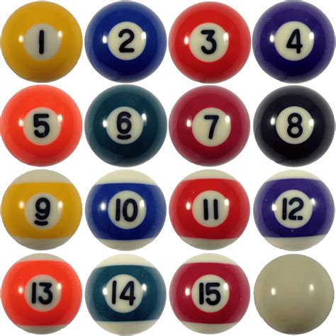 1-1/2" Mini Pool Ball Set - Walmart.com