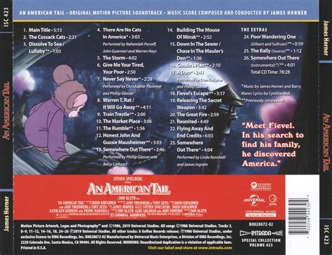 Soundtrack Covers: An American Tail (James Horner)