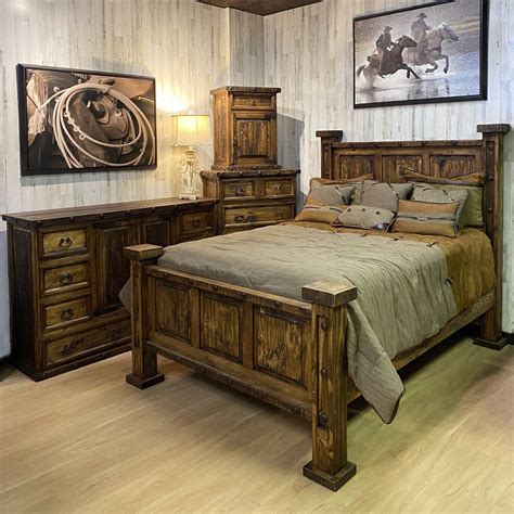 Ranch Style Furniture | Rustic bedroom furniture sets, Rustic bedroom ...