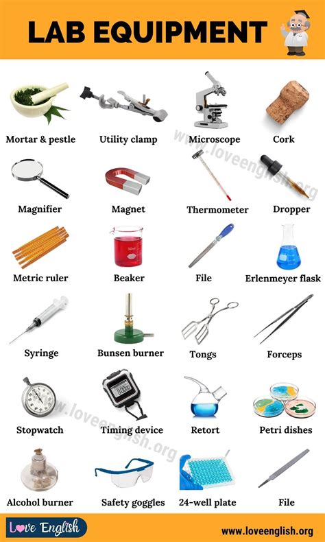 Lab Equipment: List of 48 Commonly Used Laboratory Equipment - Love ...