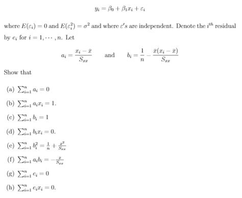 Solved where E(epsiloni) = 0 and E(epsilon i2) = sigma2 | Chegg.com