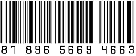 Barcode PNG transparent image download, size: 1564x644px