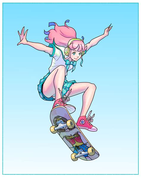 ArtStation - skateboard girl