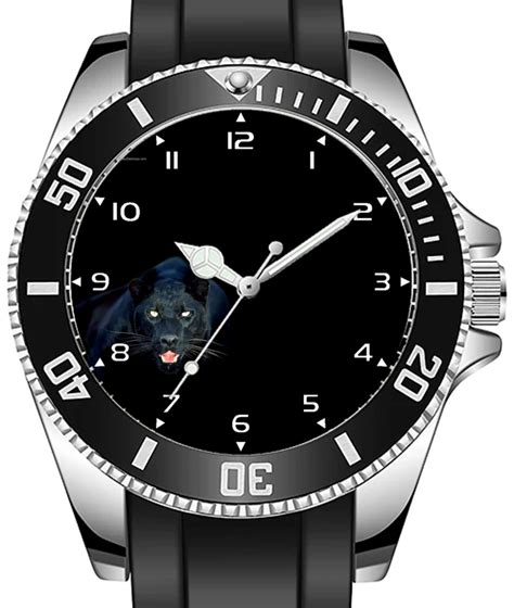 Black Panther Diver Style Sporty Wrist Watch – TheWatchDesigner