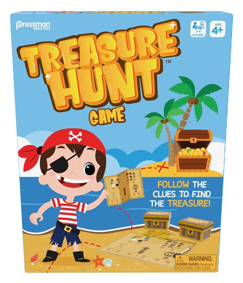 Pressman Treasure Hunt Game - Follow the Clues to Find the Treasure ...