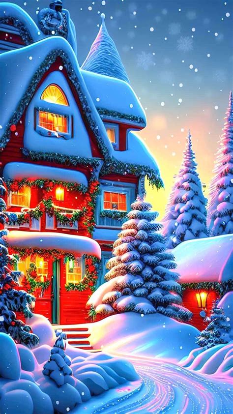 Winter Home Christmas IPhone Wallpaper HD - IPhone Wallpapers : iPhone ...