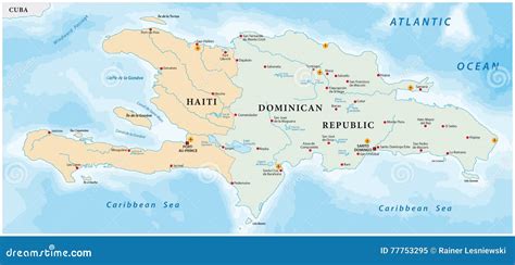 Hispaniola On World Map