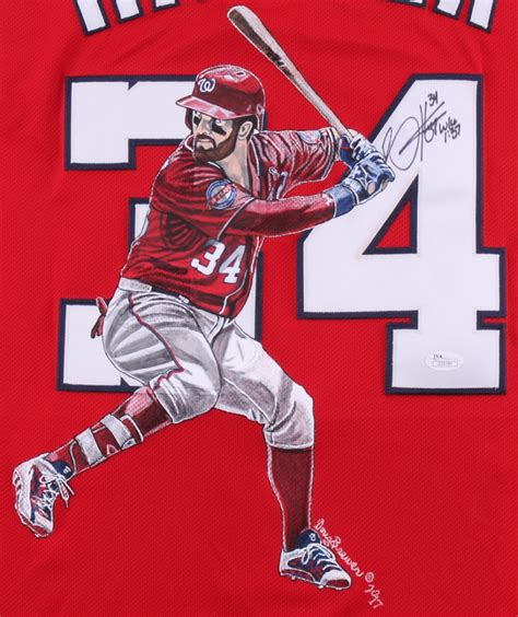 Bryce Harper Signed Hand-Painted Nationals Jersey (JSA LOA) | Pristine ...