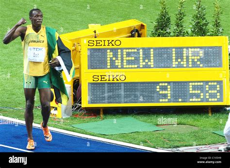 Usain Bolt Breaks His Own World Record In The 100 Metres With A New ...