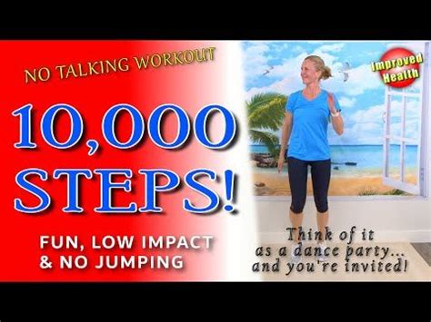 10000 Steps Workout | Fun, Low Impact, No Jumping Workout | Walk at ...