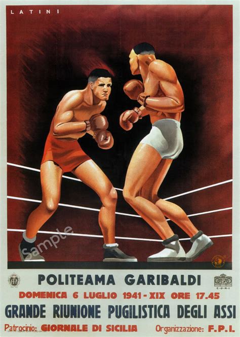 boxing poster - Google Search | Boxing posters, Vintage posters, Retro ...