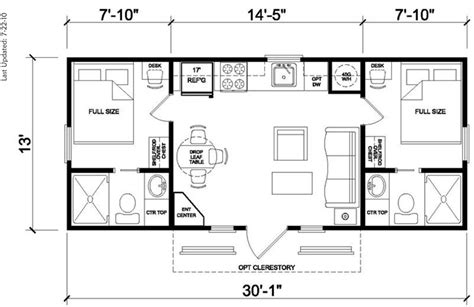 Park Model Floor Plans - Home Decor Model