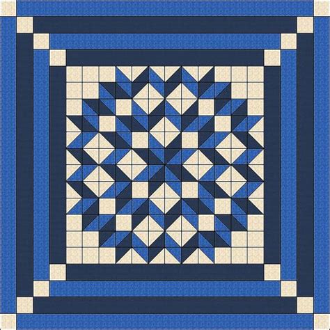 Quilt Pattern Double Carpenters Star Multiple Sizes , PDF Download ...