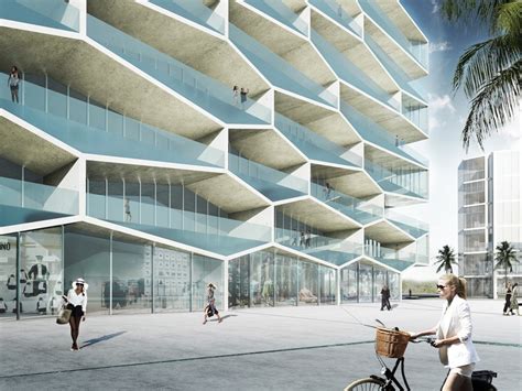 BIG Unveils “Honeycomb” Condominium for Bahamas Resort | ArchDaily