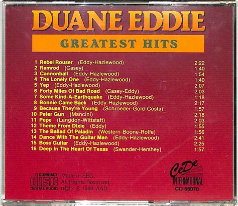 x5025/CD/Duane Eddy/Greatest Hits(その他)｜売買されたオークション情報、yahooの商品情報をアーカイブ公開 ...