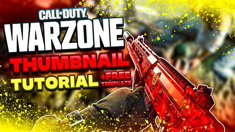 Warzone Thumbnail Template