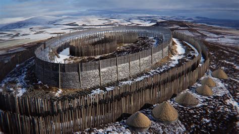 Hillfortreconstructionimage Dundonald Castle and Visitor Centre