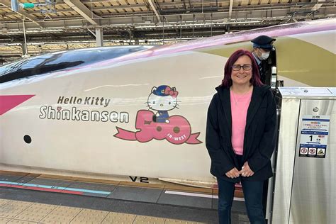 What is it like riding the Hello Kitty Shinkansen in Japan?