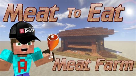 How To make A Meat Farm In Minecraft | EASY Minecraft Redstone Meat ...