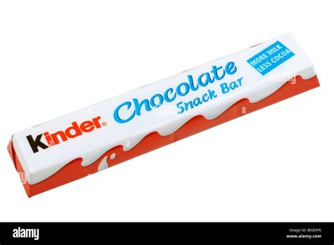 Bar of Kinder chocolate snack bar Stock Photo, Royalty Free Image ...